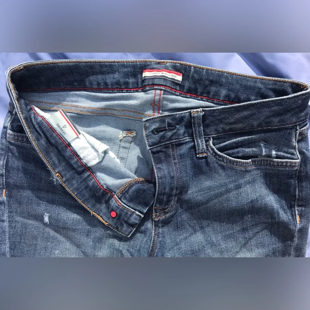 Tommy Hilfiger Medium Dark Patch-detail Legging - 4 Regular - Picture 2 of 5